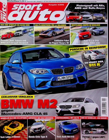 Deckblatt Sport Auto (04/2016)